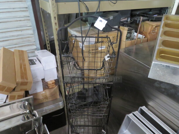 One Metal Holder With 3 Baskets. 15X12X48