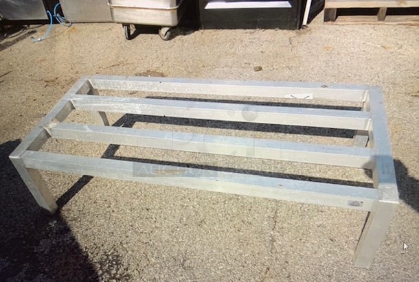 One Aluminum Dunnage Rack. 48X24X12