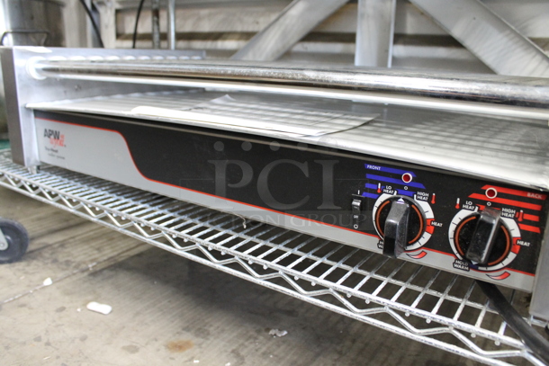 BRAND NEW SCRATCH AND DENT! APW Wyott HR-50 Stainless Steel Commercial Countertop Hot Dog Roller. 120 Volts, 1 Phase. Tested and Working! - Image 3 of 8