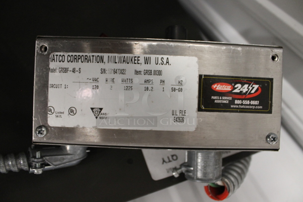 Hatco GRSBF-48-S Stainless Steel Commercial Warming Shelf. 120 Volts, 1 Phase.  - Image 2 of 6