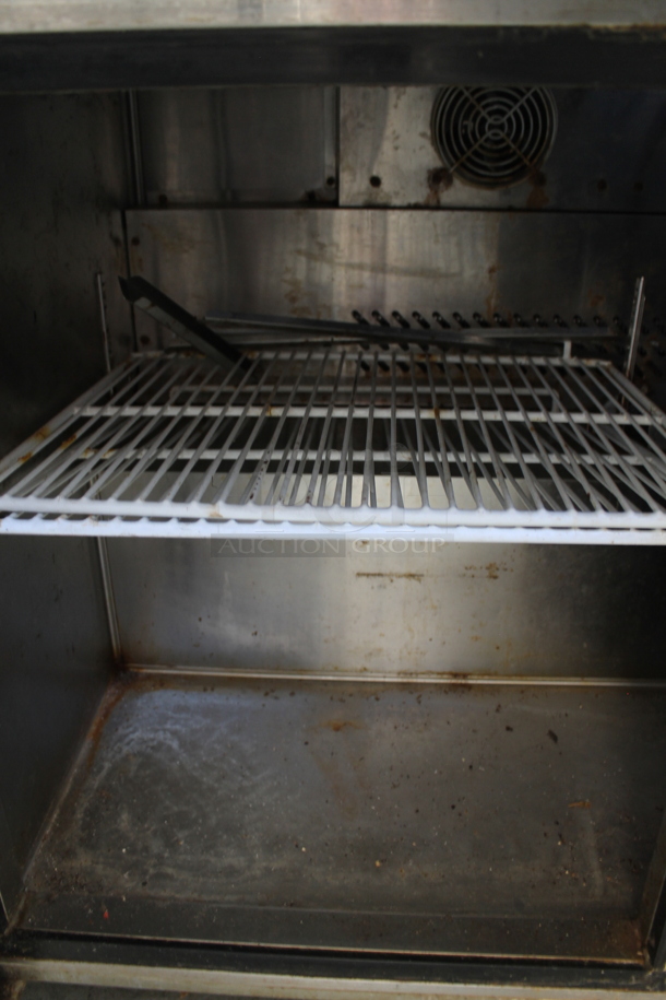 2016 Migali MSF8306 Stainless Steel Commercial Sandwich Salad Prep Table Bain Marie Mega Top. 115 Volts, 1 Phase. Tested and Powers On But Does Not Get Cold - Image 5 of 7