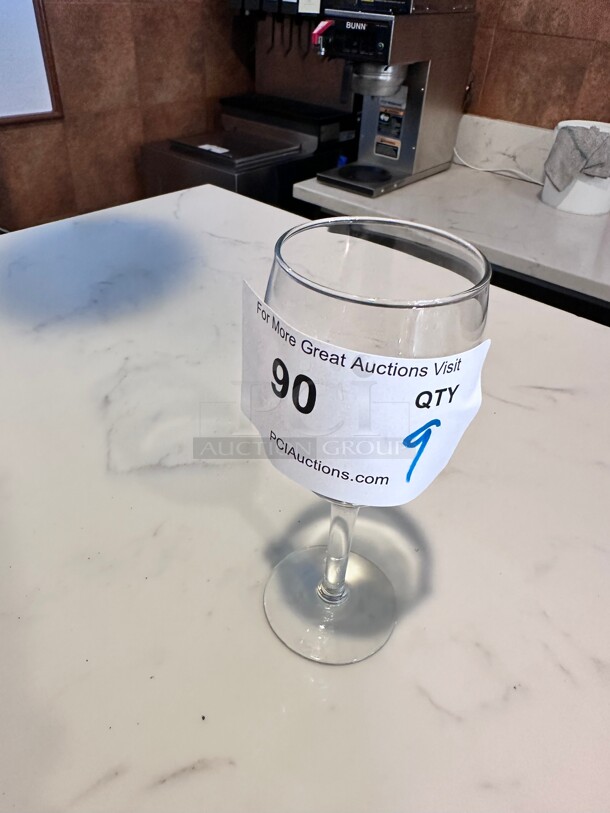 Clean! Libbey 209 10 oz Wine Glass - Safedge Rim NSF  - Image 2 of 3