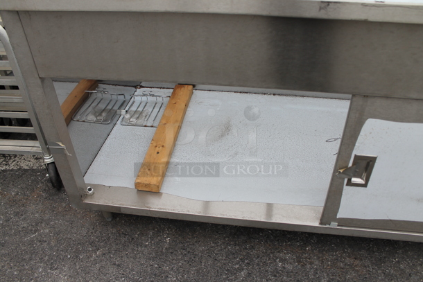 BRAND NEW SCRATCH AND DENT! Stainless Steel Commercial Counter w/ 2 Lower Doors.  - Image 6 of 6