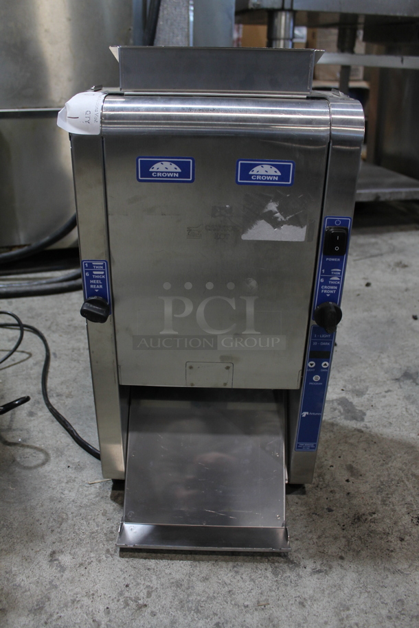 AJ Antunes VCT-2 Stainless Steel Commercial Countertop Vertical Contact Toaster. 120 Volts, 1 Phase. Tested and Working! - Image 2 of 7