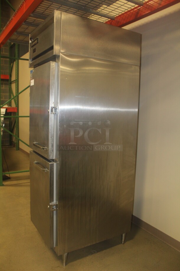 FANTASTIC! Continental Model DL1f-SS-HD Commercial Stainless Steel Half Door Reach In Freezer. 26x34x84. 115V/60Hz. Tested And Working! - Image 5 of 8