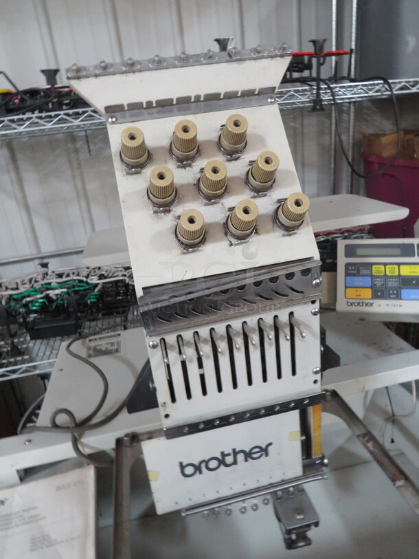 One Brother Embroidery Machine With Manual. Model# BAS415. 120 Volt. 33.5X29X56. $5499.00. - Image 3 of 5