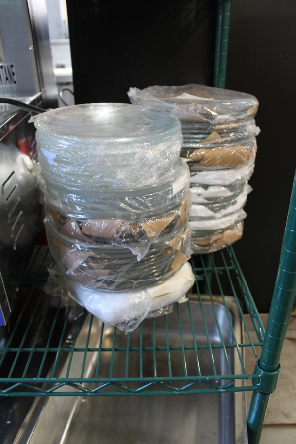 ALL ONE MONEY! Tier Lot of Approximately 350 BRAND NEW Plates Including Hammered Glass 8" Cocktail Plates - Image 6 of 6