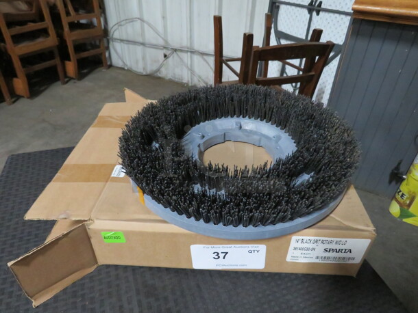 One NEW 14 Inch Carlisle Black  Stripping Grit Brush. #361400g50-5n.  - Image 1 of 1