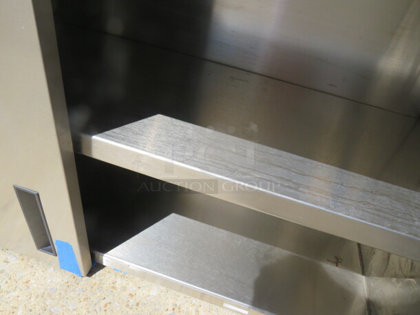 One Delfield Stainless Steel 4 Door Storage Cabinets. 84X18X30.5 - Image 4 of 4