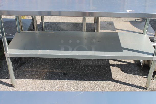 Stainless Steel Commercial Table w/ Metal Under Shelf. - Image 2 of 2