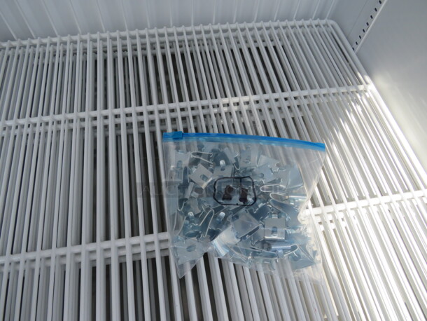 One WORKING TRUE 3 Door Glass Display Freezer With 15 Racks. 115/208-230 Volt. 1 Phase. Model# GDM-72F-LD. 72X32X79.5 - Image 2 of 3