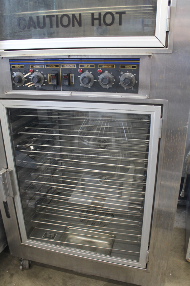 Nu Vu Stainless Steel Commercial Electric Powered Oven Proofer on Commercial Casters. - Image 4 of 9