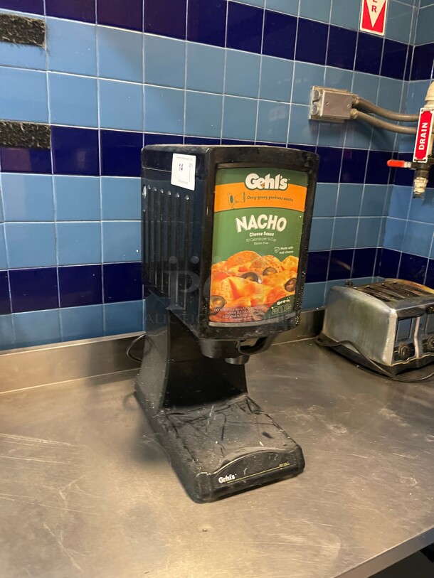 GEHLS HT2 Commercial Dispenser Nacho Cheese Sauce Machine Warmer Hot Top 2 Black 115 Volt Missing Dispenser  - Image 1 of 9