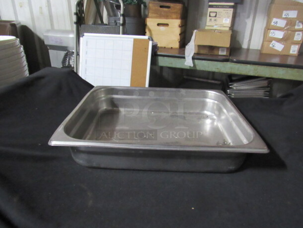 Half Size 2.5 Inch Deep Hotel Pan. 2XBID.