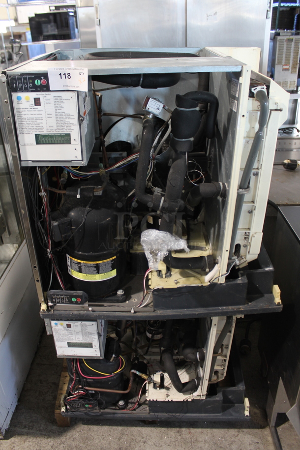 2 Scotsman Commercial Ice Machine Heads; 2015 Model C0630SA-32D and 2016 Model C0830SA-32D. Missing Panels. 208/230 Volts, 1 Phase. 2 Times Your Bid!