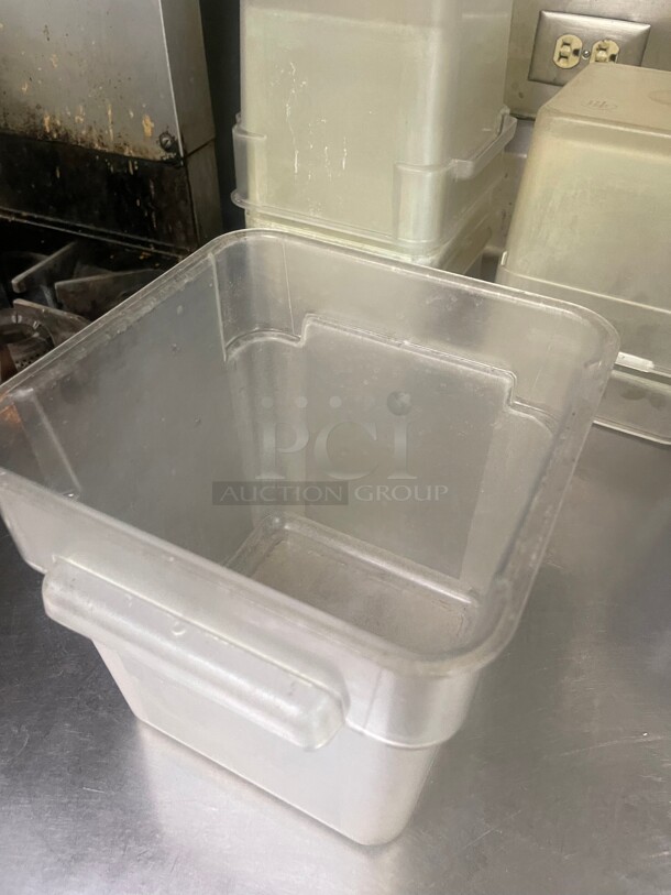 Clean! Commercial Plastic Containers with Covers NSF 9x9x9x - Image 3 of 6