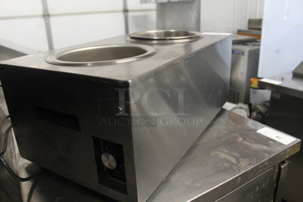 Hatco SW2-7QT Stainless Steel Commercial Countertop 2 Well Food Warmer. 120 Volts, 1 Phase. Tested and Working! - Image 2 of 5