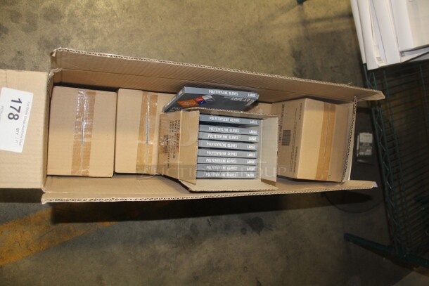 ALL ONE MONEY! Lot Of Large Polyethylene Gloves.  - Image 2 of 2
