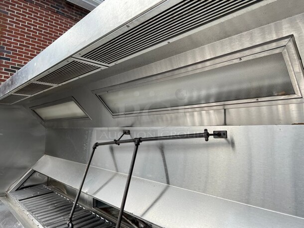 10.5' Stainless Steel Commercial Return Air Grease Hood w/ Filters. 126x54x26 - Image 5 of 5