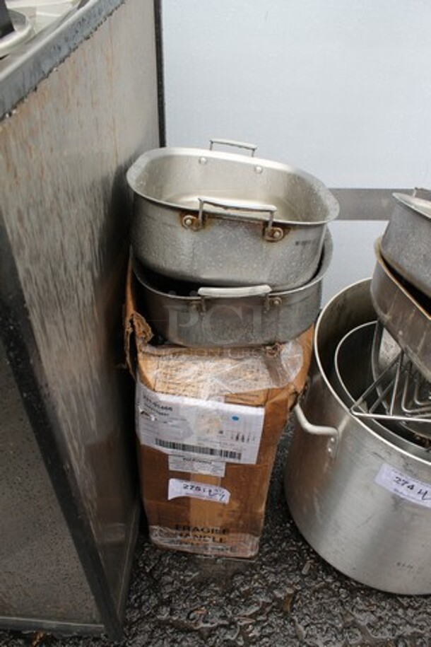 ALL ONE MONEY! Lot of Items Including Poly Hopper and Baking Pans  - Image 1 of 4