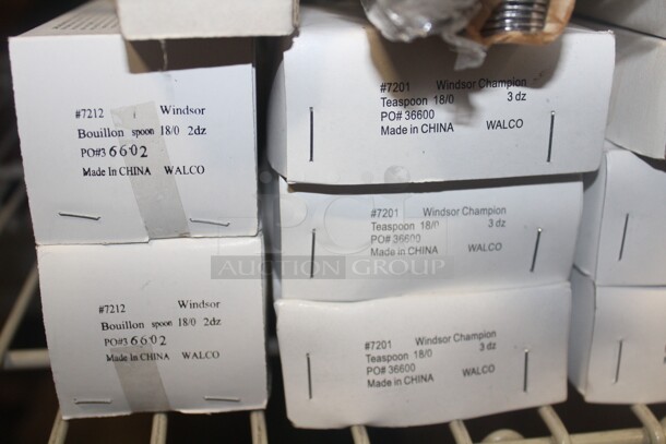 NEW IN BOX! 10 Boxes Miscellaneous Delco Windsor Silverware. 10X Your Bid!  - Image 3 of 4
