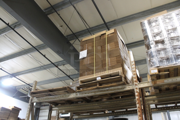 ALL ONE MONEY! PALLET LOT of BRAND NEW Cardboard Boxes and Two Extra Pallets. BUYER MUST REMOVE. - Image 2 of 2