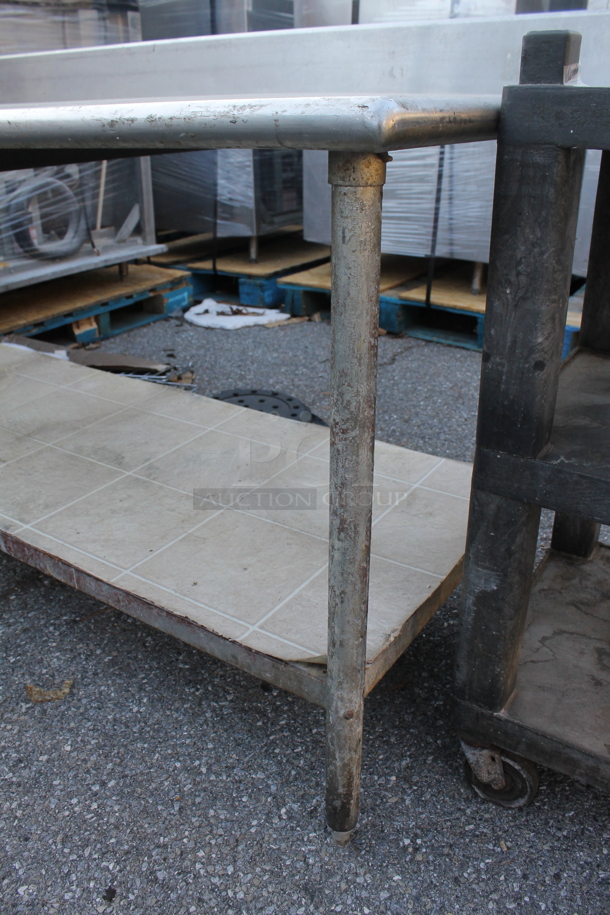 Stainless Steel Table w/ Back Splash and Under Shelf. - Image 4 of 4