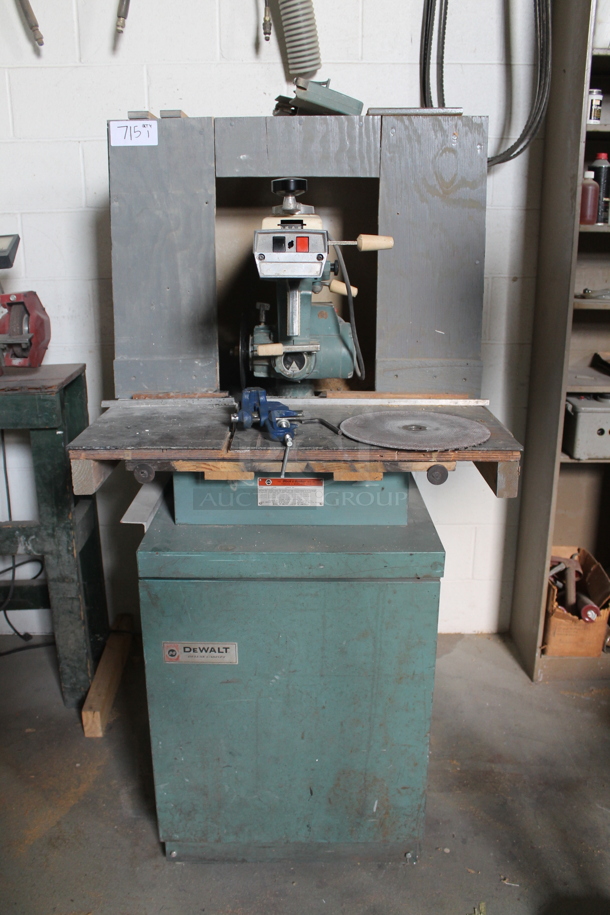 DeWalt Metal Deluxe Cabinet w/ Black & Decker R 1450 Electrical Box. BUYER MUST REMOVE. - Image 1 of 11