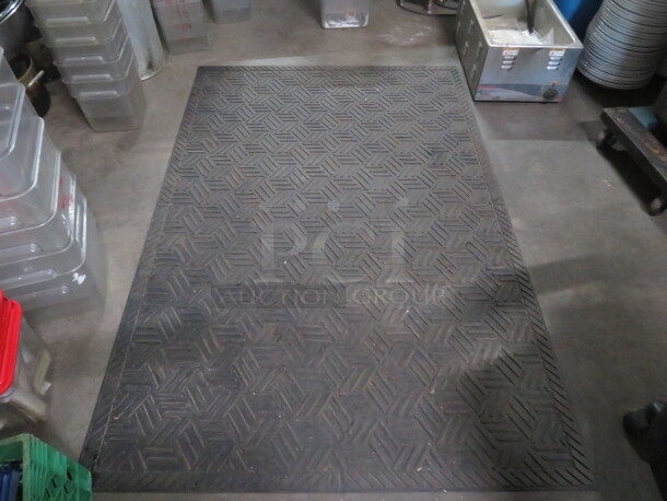 One 57X45 Rubber Floor Rug.  - Image 1 of 2