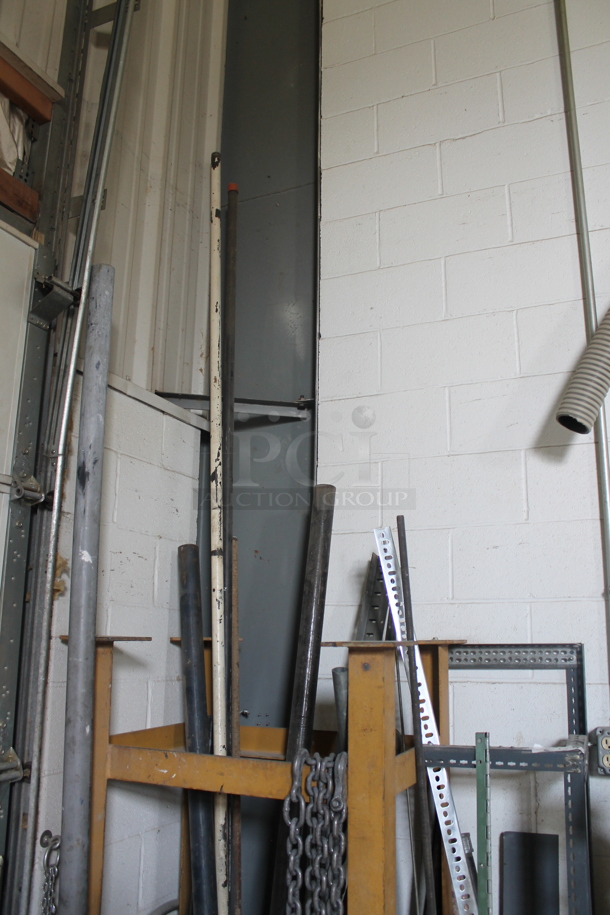 ALL ONE MONEY! Lot of Various Items Including Metal Pieces and Chain. BUYER MUST REMOVE. - Image 5 of 5