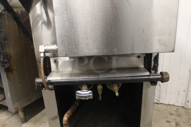 Stainless Steel Commercial Natural Gas Powered Deep Fat Fryer. - Image 4 of 4