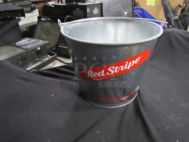 NEW RED STRIPE Beer Bucket. 4XBID
