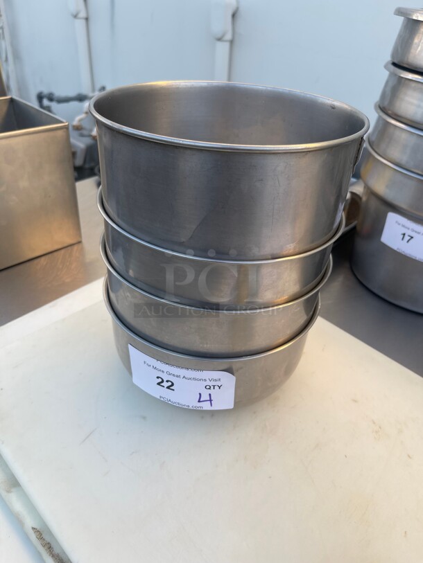 Stainless Steel Commercial Containers 