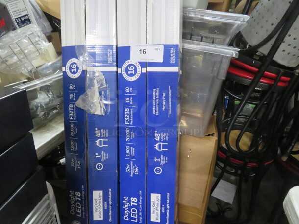 One Lot Of Opened 48 Inch LED T8 Bulbs.