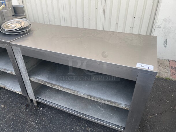 Commercial Heavy Duty Stainless Steel Table NSF 48x24x34