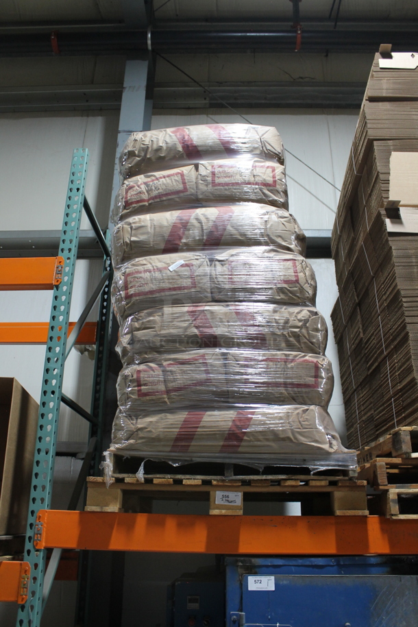 ALL ONE MONEY! TWO PALLET LOT Including Liquid Rubber and Bags of Something. BUYER MUST REMOVE. - Image 1 of 5