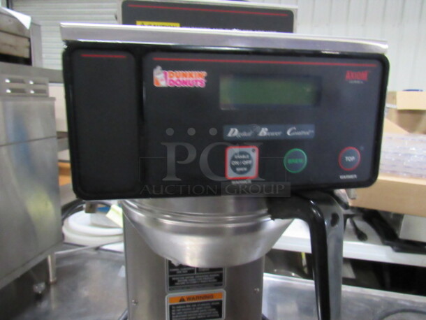 One Bunn Axiom Series Coffee Brewer With Filter Basket And Top Warmer. Model# AXIOM-35-2. 120-208-240 Volt. 1 Phase. 8X18X25 - Image 3 of 3
