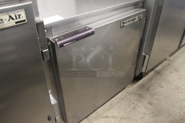 Beverage Air UCR27A Stainless Steel Commercial Single Door Under Counter Cooler. 115 Volts, 1 Phase. Tested and Working! - Image 2 of 5
