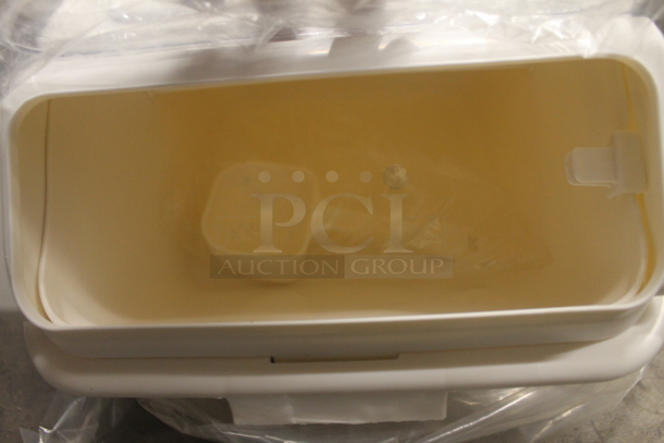 BRAND NEW IN BOX! KCS White Poly Ingredient Bin.  - Image 3 of 4