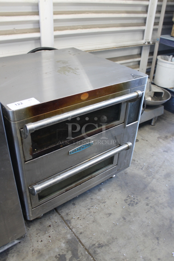 2019 Turbochef HHD Stainless Steel Commercial Countertop Double Batch / Double Deck Rapid Cook Oven. 208/240 Volts, 1 Phase.  - Image 1 of 10