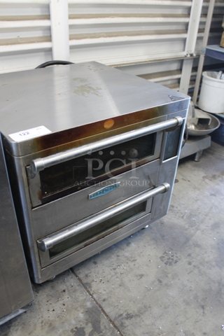 2019 Turbochef HHD Stainless Steel Commercial Countertop Double Batch / Double Deck Rapid Cook Oven. 208/240 Volts, 1 Phase. 