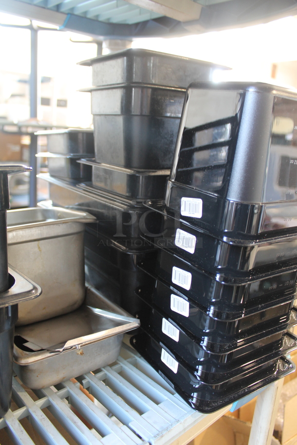 ALL ONE MONEY! Tier Lot of Various Items Including Black Poly Drop In Bins - Image 2 of 3