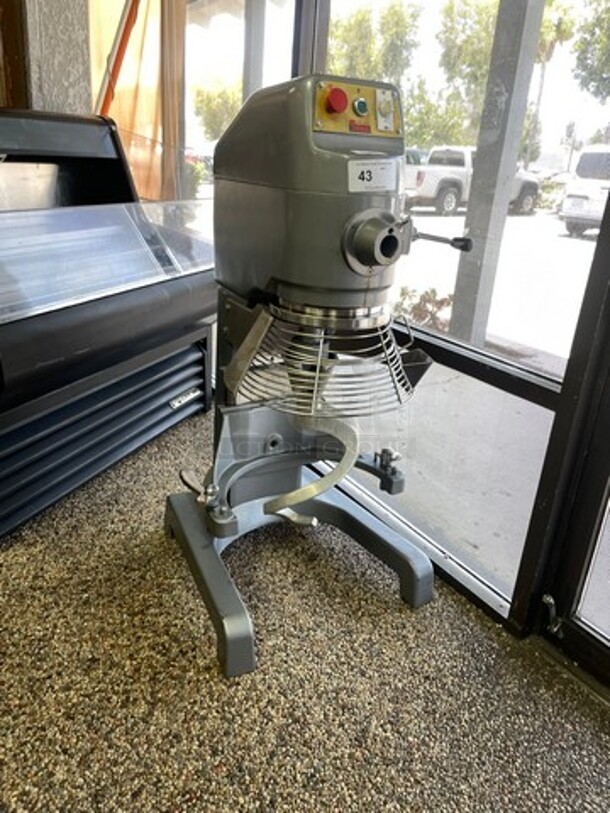 Spar 30QT Mixer 30 qt. Commercial Planetary Floor Baking Mixer with Guard and Timer NSF 220 volt No Bowl no attachments Tested and Working!