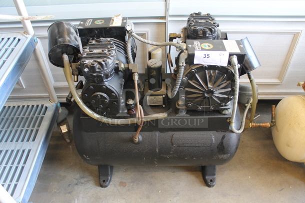 McKesson 50320 Metal Commercial Floor Style Dental Air Compressor. 230 Volts, 1 Phase. - Image 1 of 5