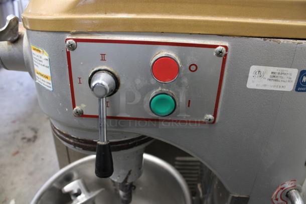 Metal Commercial 20 Quart Planetary Dough Mixer w/ Stainless Steel Mixing Bowl, Paddle and Dough Hook Attachments. 15x24x32. Tested and Working! - Image 2 of 6