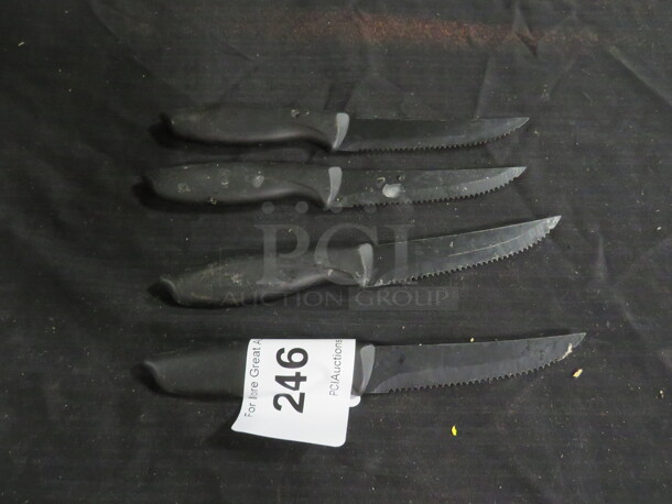 Assorted Chef Knives. 4XBID