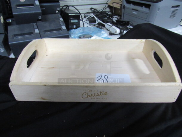 One 16X10 Wooden Christie Cookie Box. 