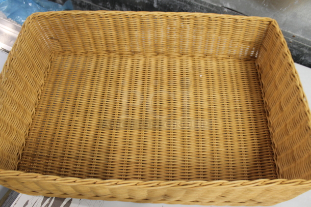 5 Various Wicker Style Baskets. Includes 27x22x7. 5 Times Your Bid! - Image 5 of 5