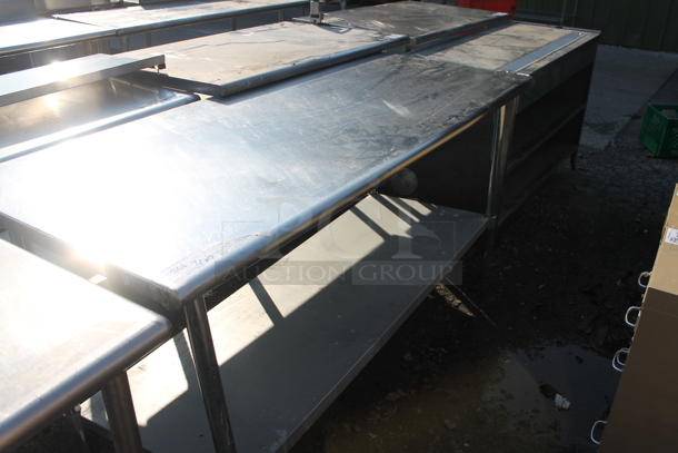 Stainless Steel Commercial Table w/ Under Shelf. - Image 2 of 3