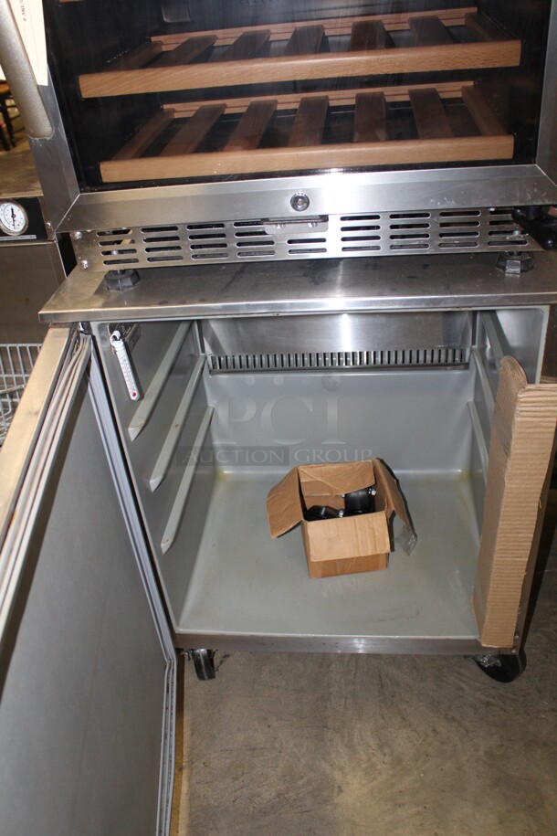 FABOULOUS! Victory Model UR27-SST-S7-LN Commercial Stainless Steel Single Door Undercounter Refrigerator/Cooler On Casters. 27x29x36. 115V/60Hz. Working When Pulled - Image 2 of 3